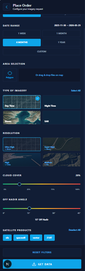 Step 02: Select Your Specifications